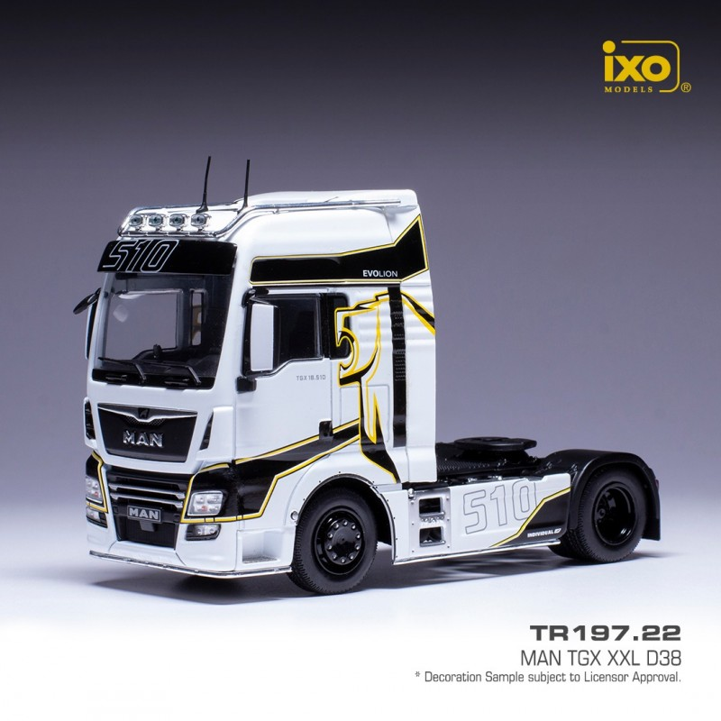 IXOTR197.22 MAN TGX XXL D38 tractor truck, 2020 /white - decorated